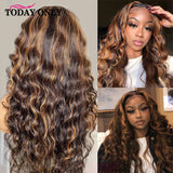 Loose Wave Highlight Lace Font Human Hair 13x4 Virgin Remy P2/30