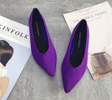 Multi Colors Slip on Flats