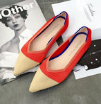 Multi Colors Slip on Flats