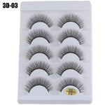 5 Pairs 3D Faux Mink Eyelashes