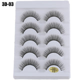 5 Pairs 3D Faux Mink Eyelashes