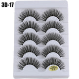 5 Pairs 3D Faux Mink Eyelashes