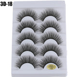 5 Pairs 3D Faux Mink Eyelashes