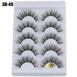 5 Pairs 3D Faux Mink Eyelashes