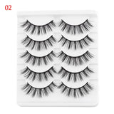 5 Pairs 3D Faux Mink Eyelashes