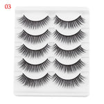 5 Pairs 3D Faux Mink Eyelashes