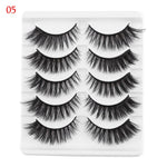 5 Pairs 3D Faux Mink Eyelashes