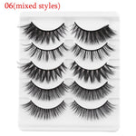 5 Pairs 3D Faux Mink Eyelashes