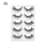 5 Pairs 3D Faux Mink Eyelashes