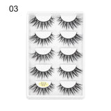 5 Pairs 3D Faux Mink Eyelashes