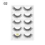 5 Pairs 3D Faux Mink Eyelashes