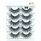 5 Pairs 3D Faux Mink Eyelashes