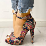 Designer Gladiator Pumps