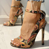 Designer Gladiator Pumps