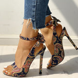 Designer Gladiator Pumps