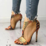 Designer Gladiator Pumps