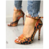 Designer Gladiator Pumps