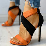Designer Gladiator Pumps