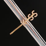 Simple Letter Rhinestone Hairpins