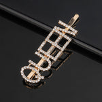 Simple Letter Rhinestone Hairpins