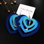 Multilayer Wood Earrings