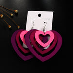 Multilayer Wood Earrings