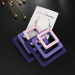 Multilayer Wood Earrings