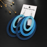 Multilayer Wood Earrings