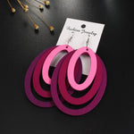 Multilayer Wood Earrings