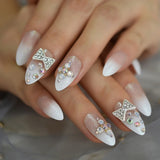 Designer Ombre Stiletto Nails