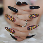 Designer Ombre Stiletto Nails