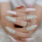 Designer Ombre Stiletto Nails