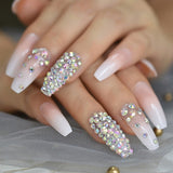 Designer Ombre Stiletto Nails