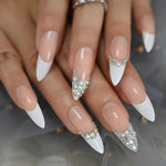 Designer Ombre Stiletto Nails