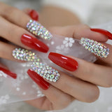 Designer Ombre Stiletto Nails