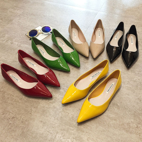 Patent Leather Fashion Flats