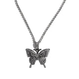 Statement Butterfly Crystal Necklace