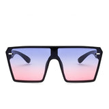 Oversized Square Sunglasses Retro