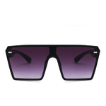 Oversized Square Sunglasses Retro