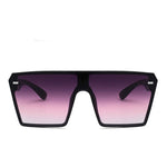 Oversized Square Sunglasses Retro