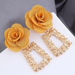 Cloth Flower Fashion Earrings