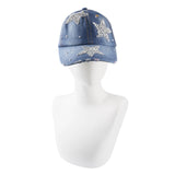 Denim Shiny Star Baseball Cap