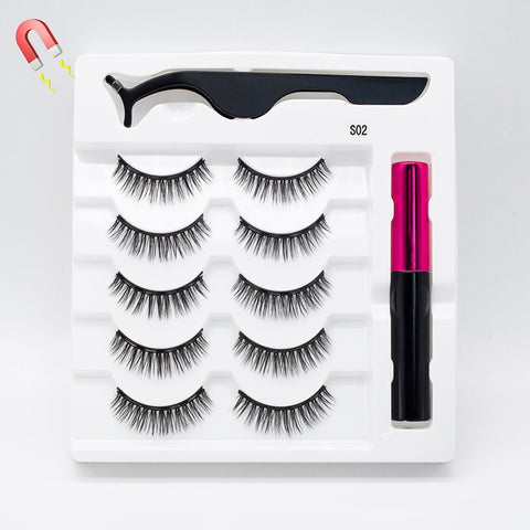 5 Pairs/Set Magnetic Eyelashes