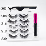 5 Pairs/Set Magnetic Eyelashes