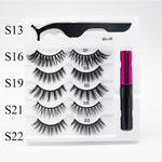 5 Pairs/Set Magnetic Eyelashes