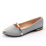 Bling Pointed Toe Flats