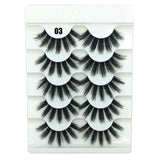 5 Pairs 3D Faux Mink Eyelashes