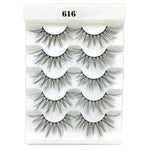 5 Pairs 3D Faux Mink Eyelashes