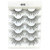 5 Pairs 3D Faux Mink Eyelashes