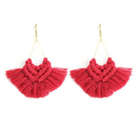 Handmade Statement Tassel Earrings